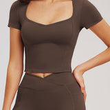 Second Skin Scoop-Neck Tee