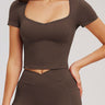 Second Skin Scoop-Neck Tee