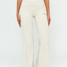 Contrast Flow Wide-Leg Pant
