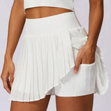 アシンメトリープリーツテニススカート