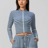 Alpine Stripe Cropped Jacket
