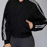 快適なジップアップスポーツパファー