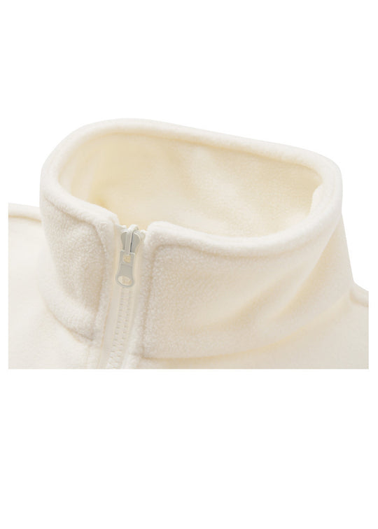 Lightweight Shell Jacket and Fleece Set-Single Color
