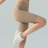 ライクラベアフィットハイウエストピーチバットバイクショーツ