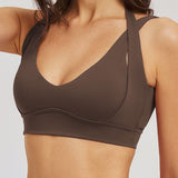Sculpt Open-Back Yoga Bra
