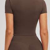 Second Skin Scoop-Neck Tee