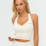 Contrast Sculpt Racer Tank