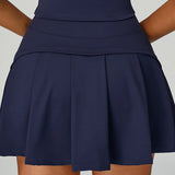 シックポケット付き A ラインミニスカート