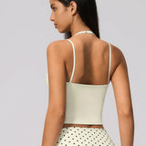 Cocoa Dot Muse Halter Tank