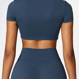 クロップドショートスリーブTシャツ