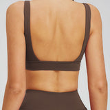 Sculpt Open-Back Yoga Bra