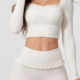 AirSculpt Square-Neck Long Sleeve