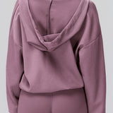 オーバーサイズVネックパーカー