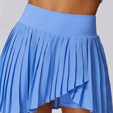 アシンメトリープリーツテニススカート