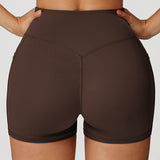 FlowLift Cross-Waist Flare Shorts