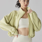 ハイネックフリースジャケット