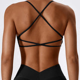Crossback Strappy Sports Bra