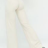 Contrast Flow Wide-Leg Pant
