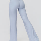 Pantaloni a zampa a coste a contrasto NakedFeel