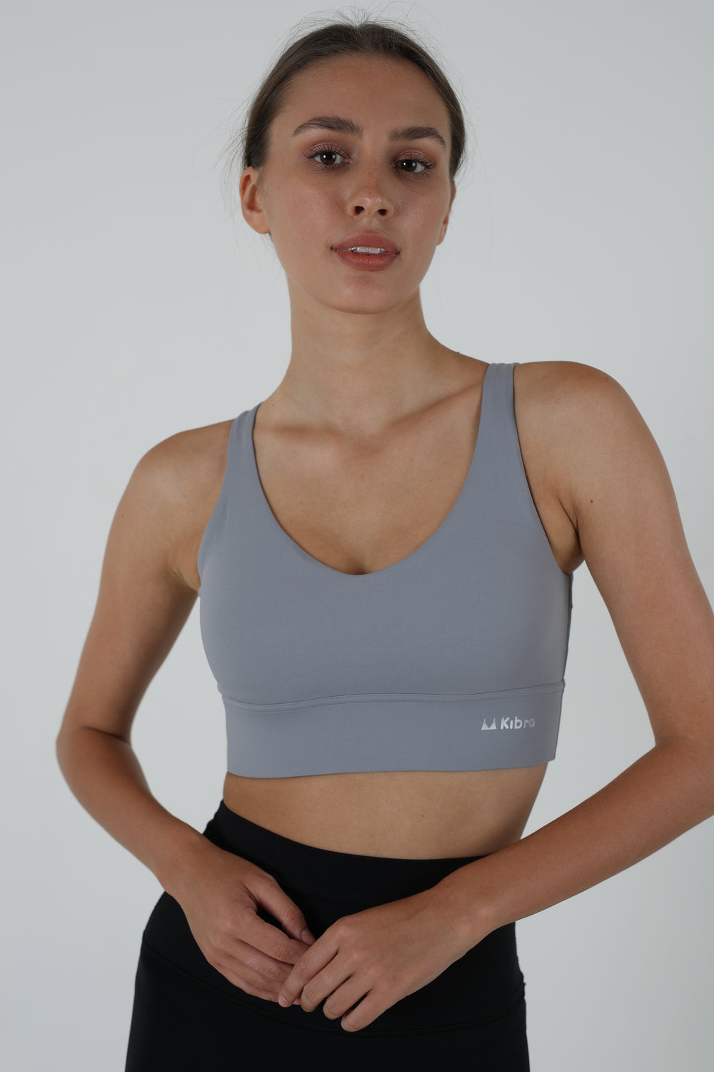 H-Quenby Halter Sports Bras for Women Backless Crop Bras Top with Built in  Bra for Yoga Running Fitness Green at  Women's Clothing store