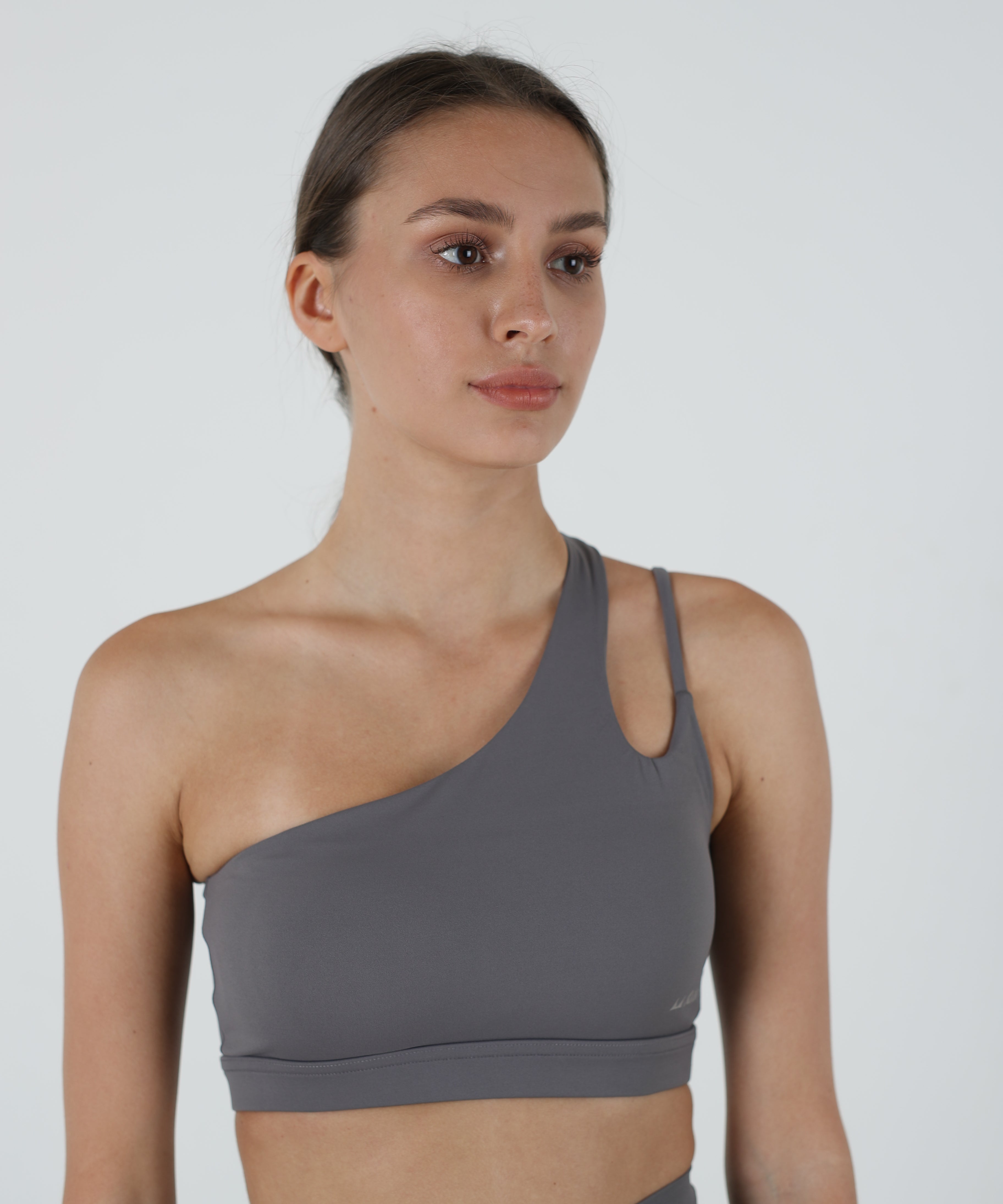 Asymmetrical One Shoulder Sports Bra