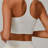 レースシアーメッシュバックヨガタンク