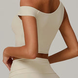 エコリサイクルアシンメトリーショルダーアスレチックタンク