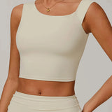 エコリサイクルアシンメトリーショルダーアスレチックタンク