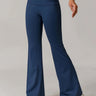 Eco-Recycled Versatile High-Waisted Flared Pants