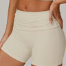 Eco-Recycled Quick-Dry High-Waisted Yoga Shorts