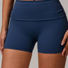 Eco-Recycled Quick-Dry High-Waisted Yoga Shorts