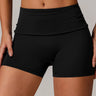 Eco-Recycled Quick-Dry High-Waisted Yoga Shorts