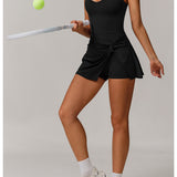 Abito incrociato con drappeggio sul davanti