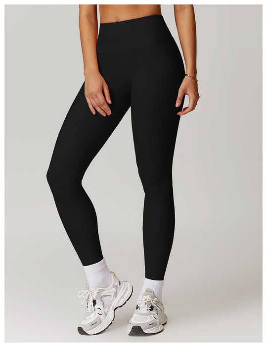 Ribbed High-Waist Sculpting Leggings