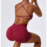 Crossback Strappy Sports Bra