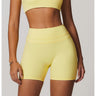 Pantaloncini da yoga a vita alta