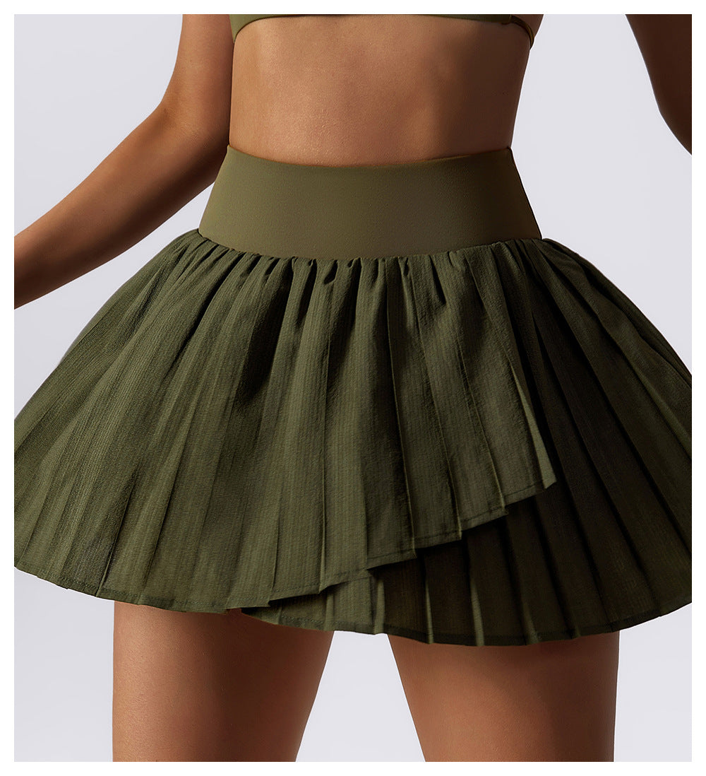 Layered Front Tennis Skirt