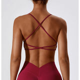 Crossback Strappy Sports Bra