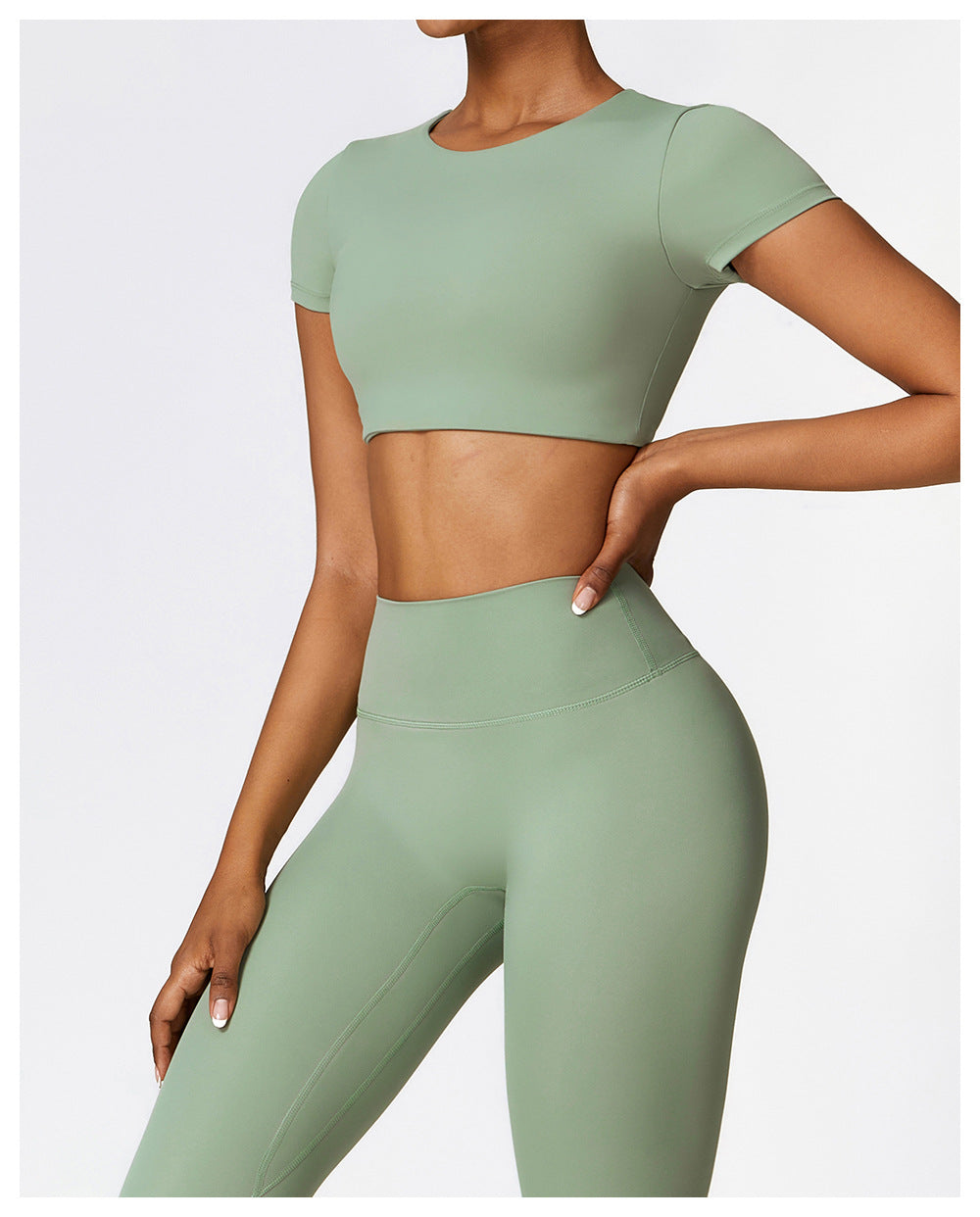 Essential Ribbed Sports Bra and Leggings Set