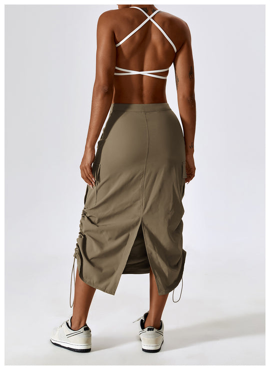 Relaxed Casual Cargo Skirt
