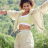 Pantaloncini con coulisse e protezione UV