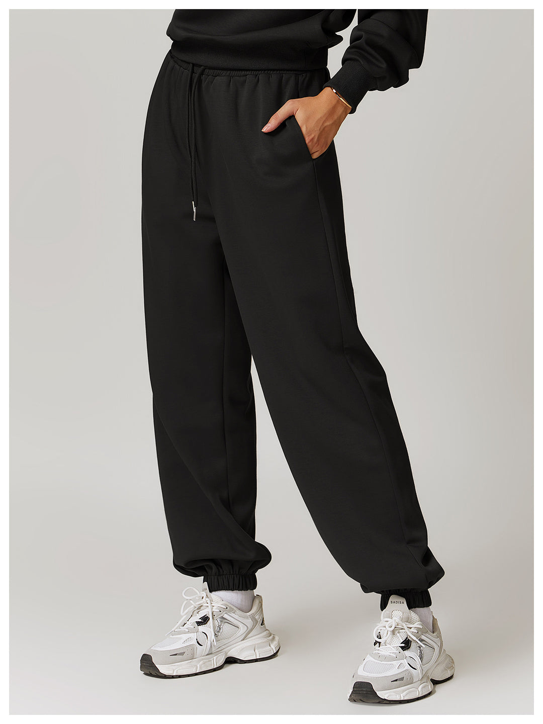 High-Waist Relaxed Fit Trousers