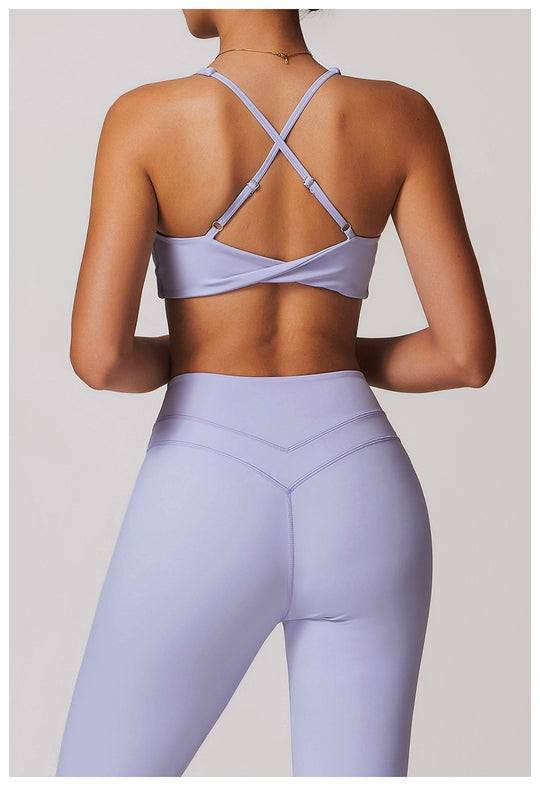 Lattice-Back Sports Bra