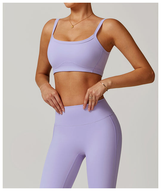 Barely-There Back-Enhancing Sports Bra