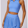 Sleeveless Cropped Polo