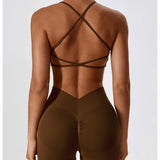 Crossback Strappy Sports Bra