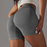Pantaloncini a vita alta scrunch bum