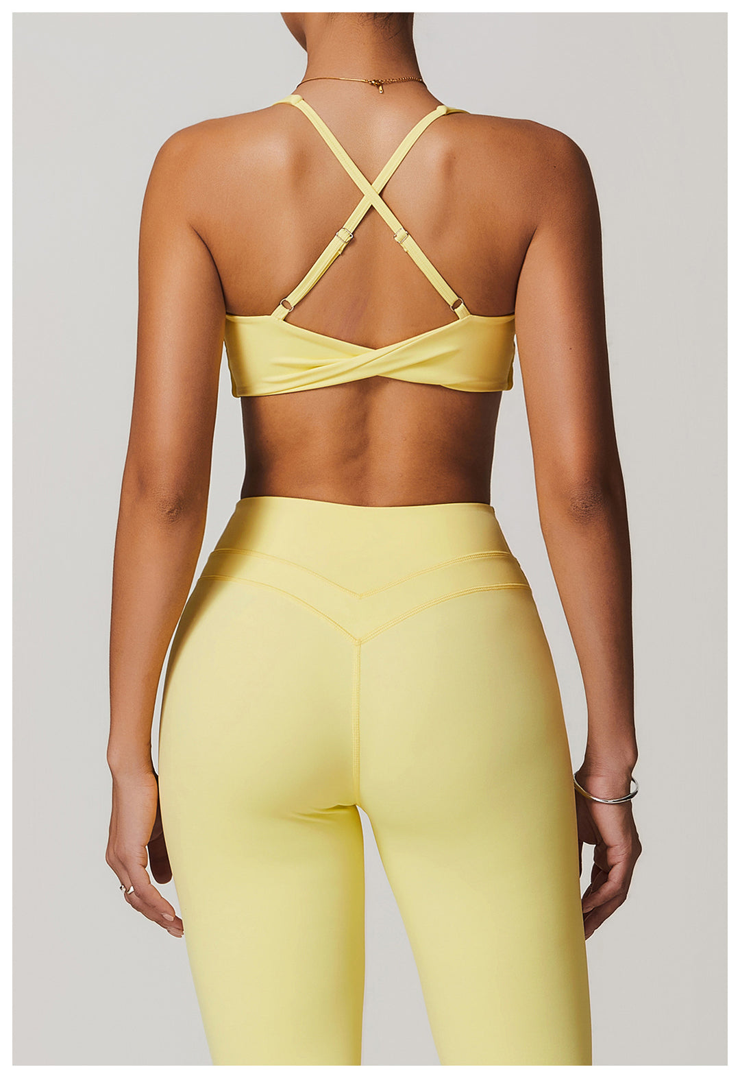 Lattice-Back Sports Bra