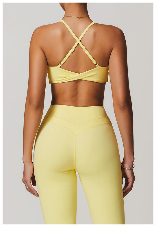 Lattice-Back Sports Bra