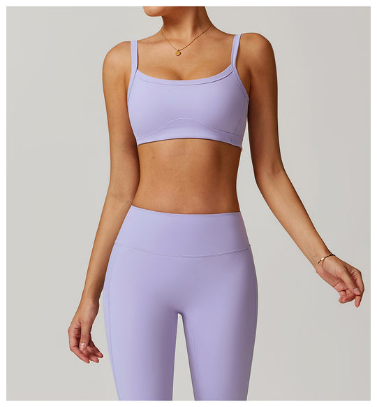 Barely-There Back-Enhancing Sports Bra